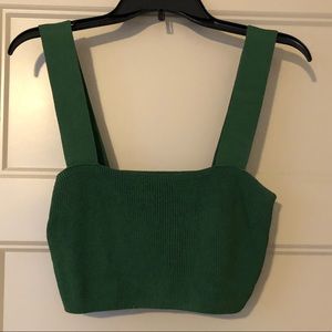 Urban Outfitter cropped green top
